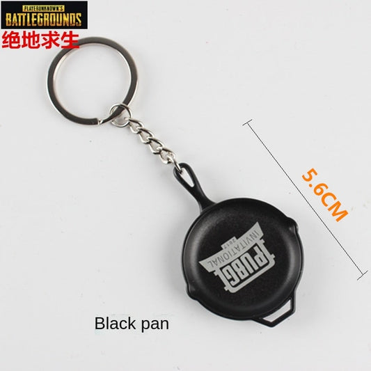 1PC PUBG Game Frying Pan Keychain