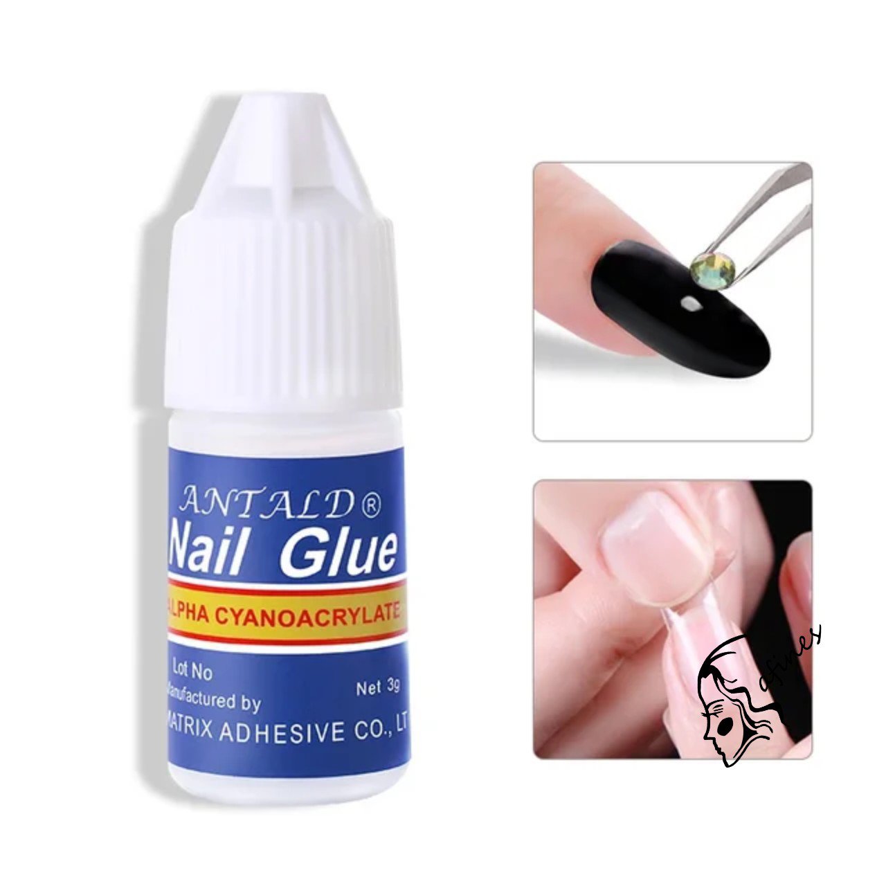 1PC Artificial Nail Waterproof Glue Bottle, Under One Dollar