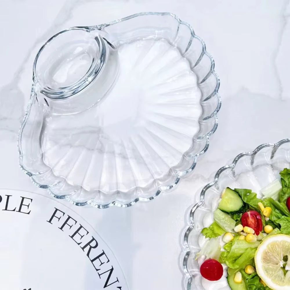 1Pcs Acrylic Snacks Plate, Kitchen Accessories