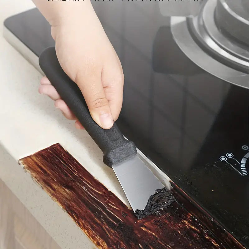 Stainless Steel Kitchen Oil Cleaning Shovel Scraper, Under One Dollar