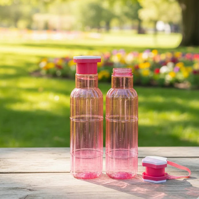 2Pcs Durable Plastic Beverage Bottles, Kitchen Accessories
