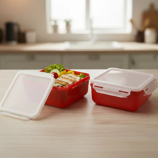 2 Piece Airtight Snack & Food Storage Containers, Kitchen Accessories