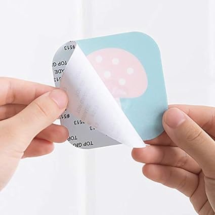 2 Pcs Durable Self Adhensive Cartoon Themed Single hooks, Under One Dollar