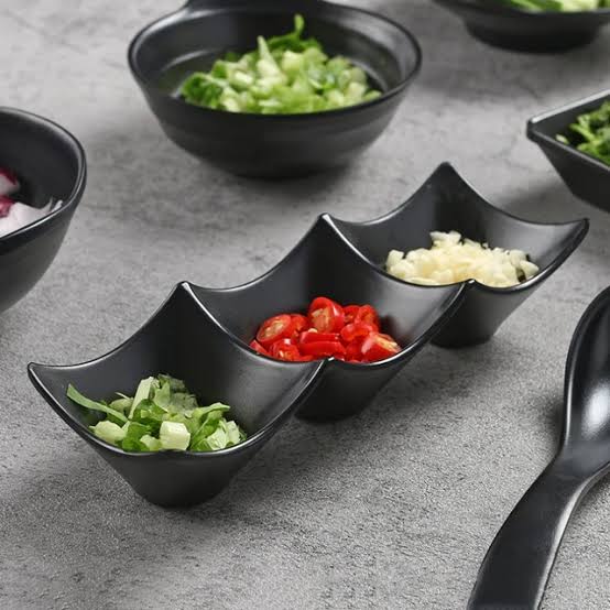 3 Portable Sauce Dip Bowls