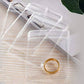 3pcs Transparent Zip Lock Plastic Bags For Jewellery Storage(6x8cm)