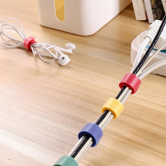5 Pcs Velcro Cable Organizer Ties, Under One Dollar