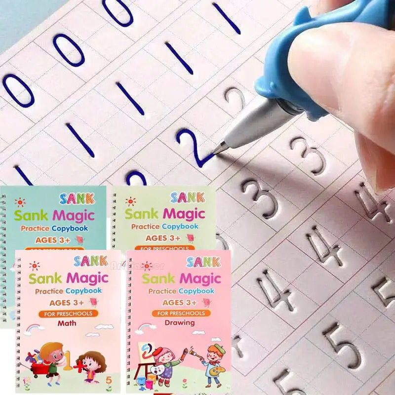 Sank Reusable Practice Copybook for Kids Writing Practice Book
