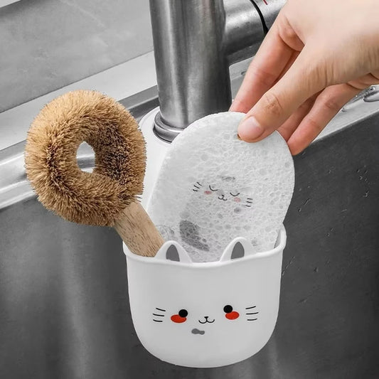 Cat Faucet Hanging Basket
