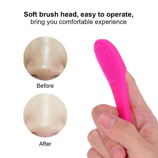 Soft Silicone Finger Face Scrubber Brush, Under One Dollar