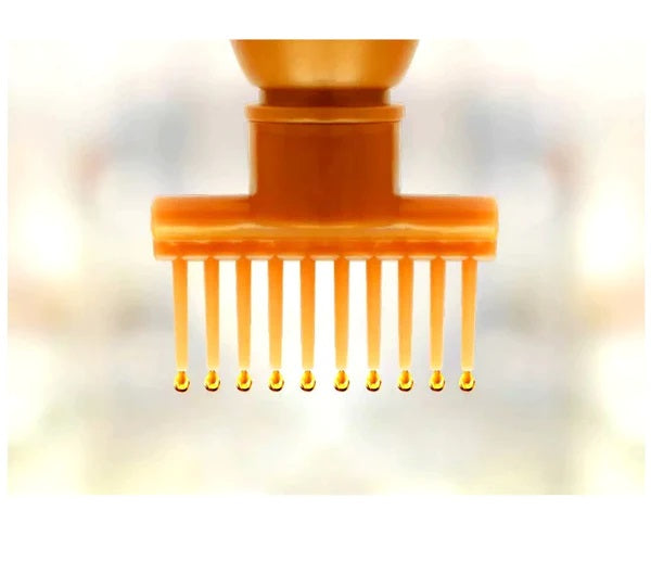 Hair Oil Bottle With Comb, Under One Dollar