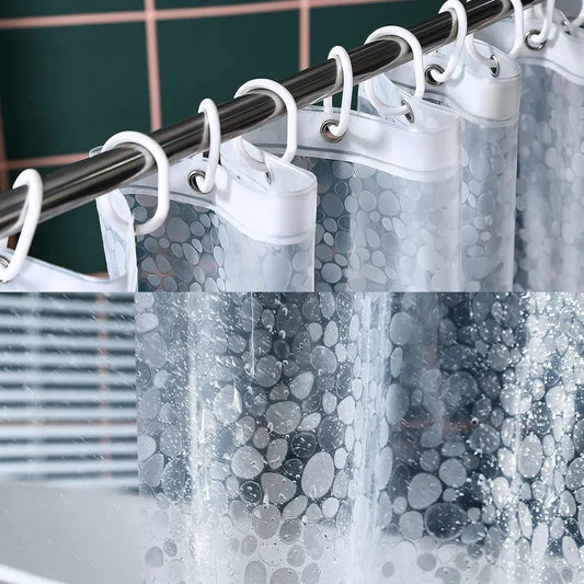 Heavy Duty Washable Shower Curtain Set (6x6 Feet)