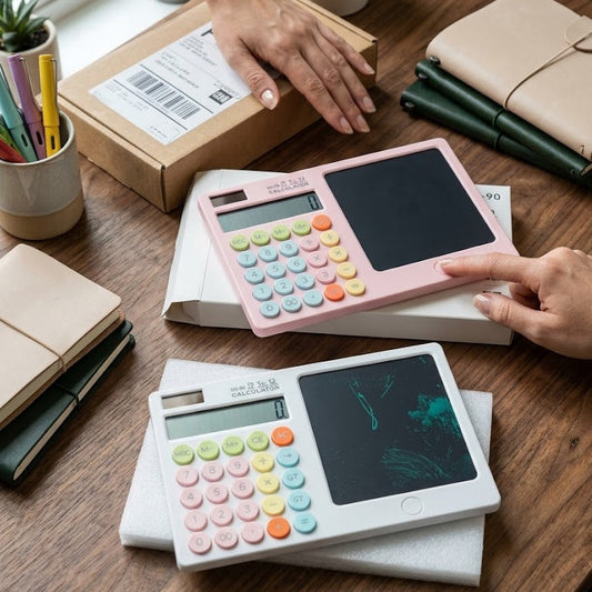 LCD Calculator With Built In Notepad