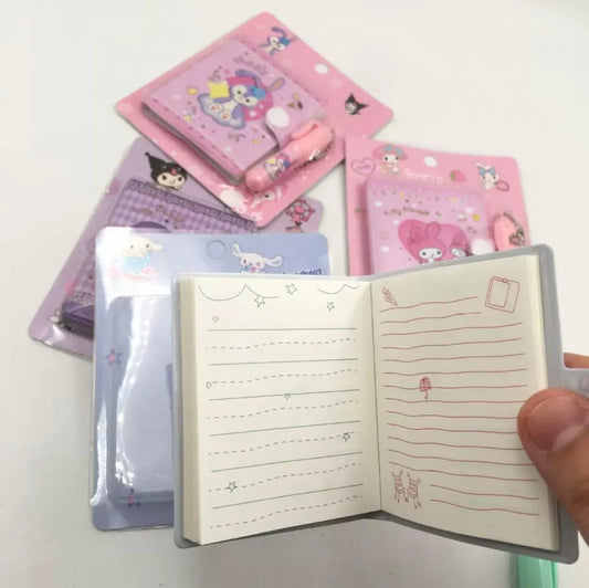 Mini Cute Autograph Notebook & Pen Combo