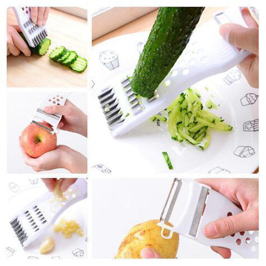 Mini Multifunctional Vegetable And Fruit Slicer And Grater, Under One Dollar