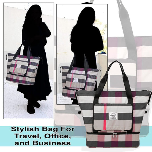 Multicolor Expandable Bag