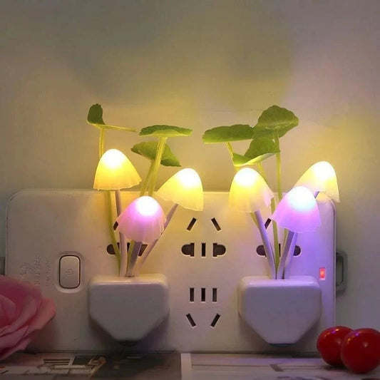 1Pcs LED Mushroom Night Lights