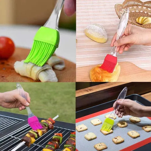 2-Pack Silicone Spatula & Brush