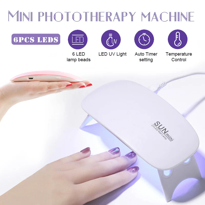 Portable UV LED Nail Lamp For Salon & Home Use, Health and Beauty
