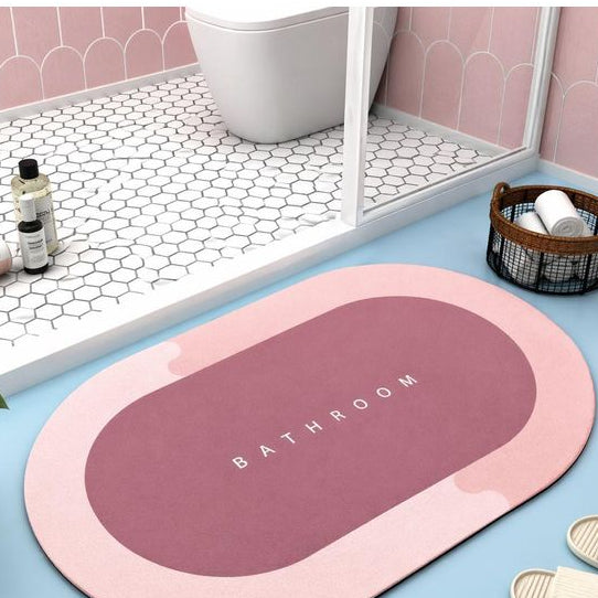 Quick-Dry Bathroom Mat – Highly Absorbent Anti-Slip Floor Mat for Home