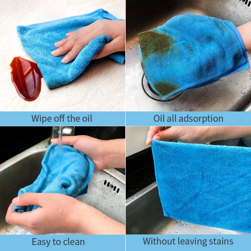 6PCS Multi Use Household Cleaning Cloth Set