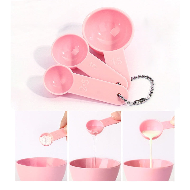 Mask Bowl Makeup Tool Set 4 In1 Beauty Skin Care with Mixed Measuring Spoon Kit