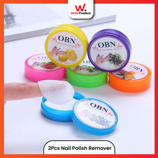 OBN Pack Of 2 Nail Polish Remover