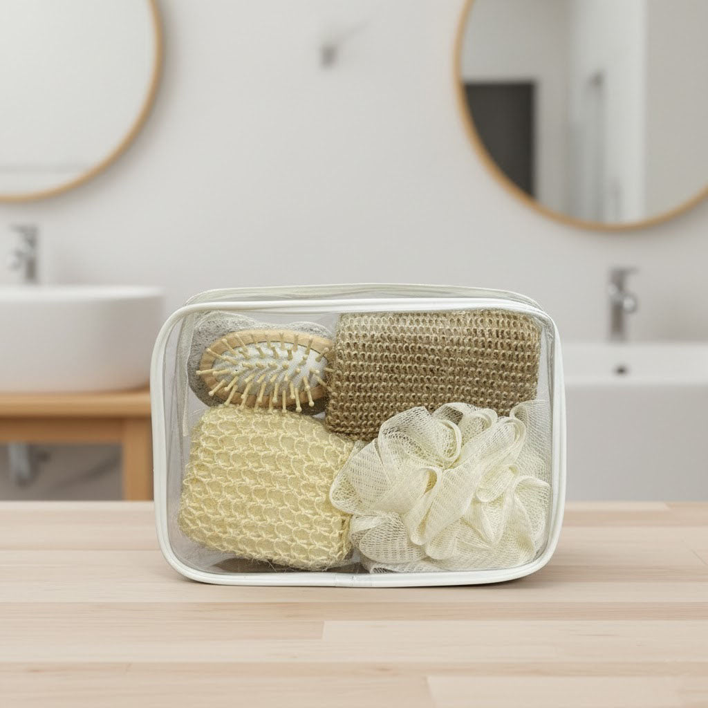 Transparent Premium Bath Set Organizer