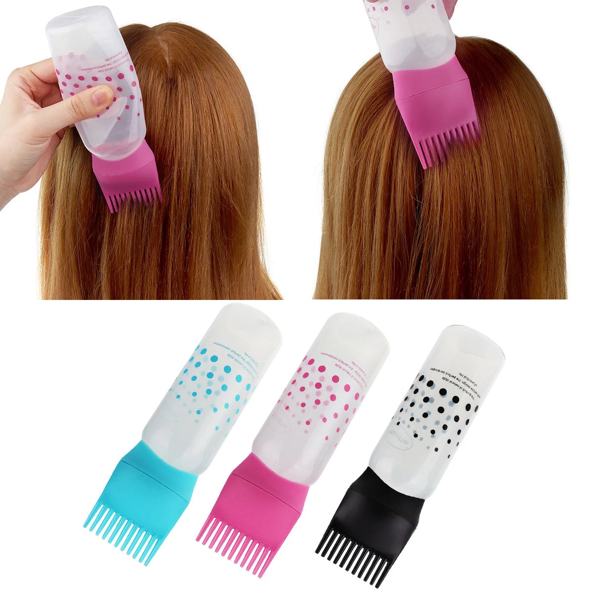 Hair Color Applicator Bottles Oil Applicator Root Comb Applicator Bottle
