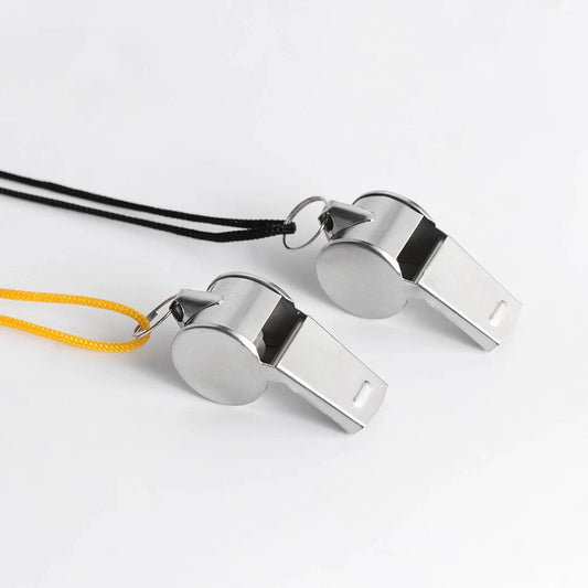 Metal Whistle With Rope, Under One Dollar