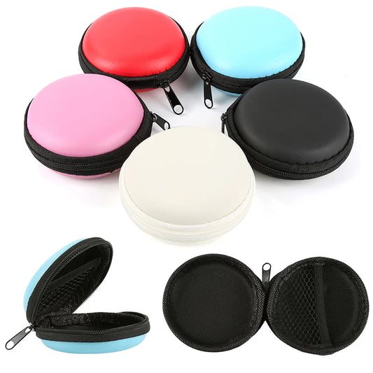 Zipper Storage Case Round Shape