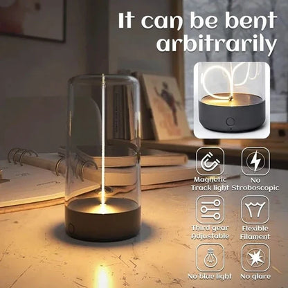 Magnetic Ambient LED Light Rechargeable Desk & Bedside Lamp