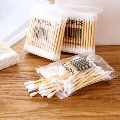 100 PC Ear Cleaning Cotton Buds, Under One Dollar 