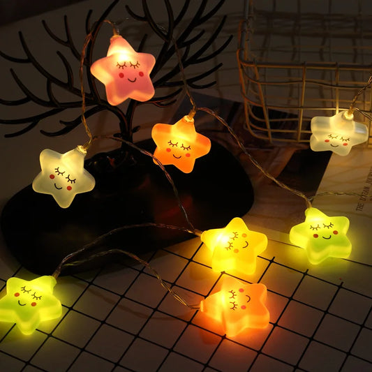 10Pcs Colorful Star Light, Home and Living 