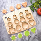 12-Piece Stainless Steel Cookie,Pastry, and Fruit Cutters Set