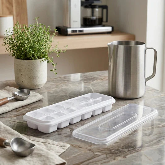 Easy Release Ice Cube Mold With Lid (16 Mold)