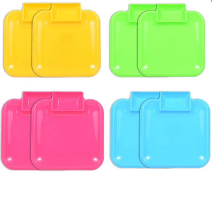 2Pcs Square Snack Plate