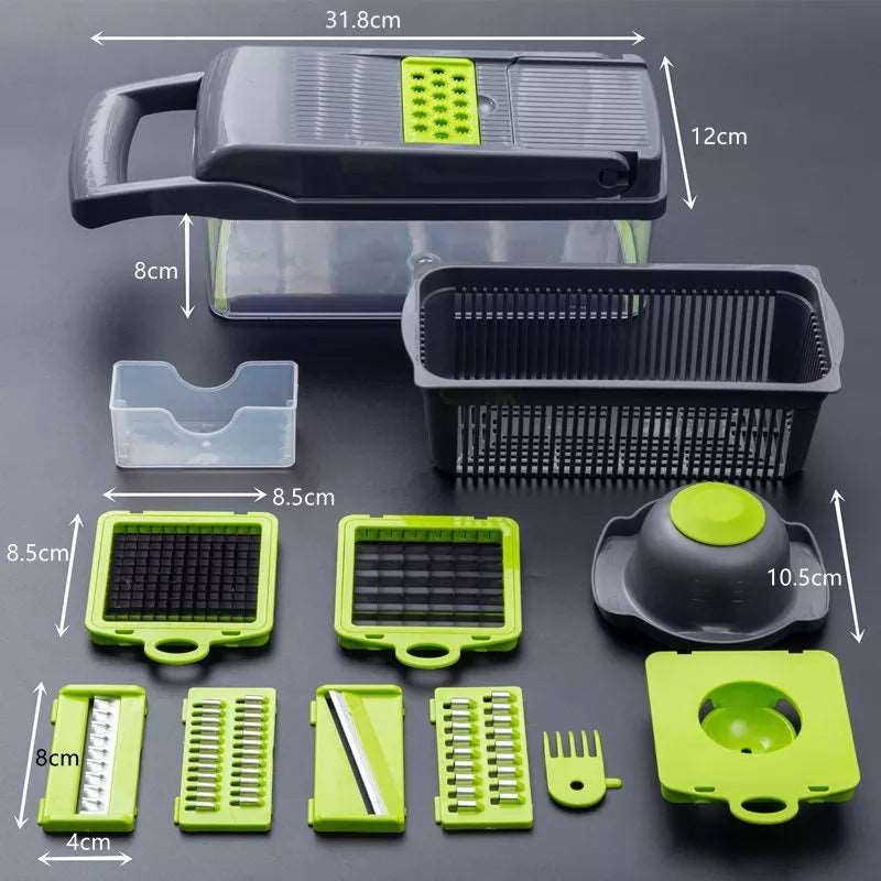 12 In 1 Multifunctional Vegetable Slicer Cutter Shredder