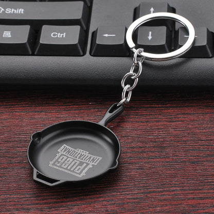 1PC PUBG Game Frying Pan Keychain