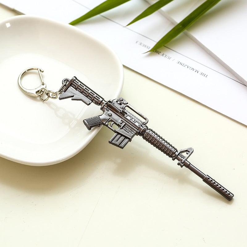 1PC PUBG Game Guns Keychain