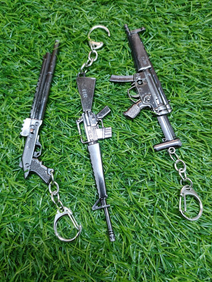 1PC PUBG Game Guns Keychain