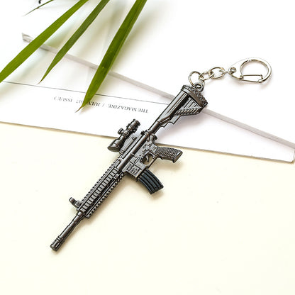 1PC PUBG Game Guns Keychain