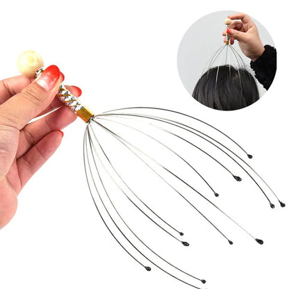 1Pcs Octopus Head Massager