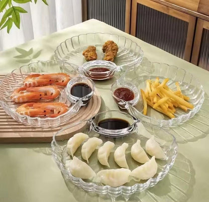 1Pcs Acrylic Snacks Plate, Kitchen Accessories 
