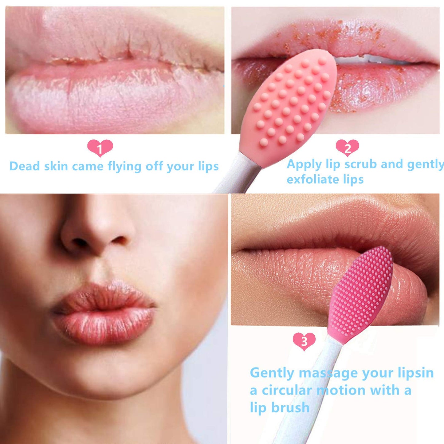 Silicone Lip Scrub Exfoliator Brush, Under One Dollar