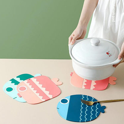1Pcs Cute Fish Cup Coaster, Under One Dollar 