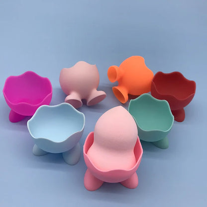 1Pcs Plastic Puff Holder