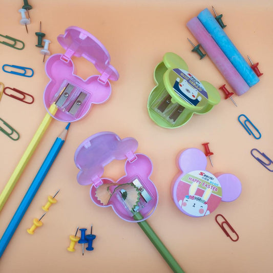 1 Pcs Cute Rabbit Shape Openable Dual Size Sharpner, Under One Dollar