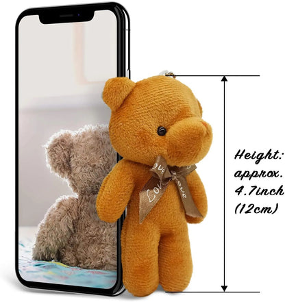 1PC Plush Toy Teddy Bear Doll Pendant Keychain