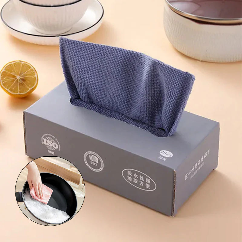 20Pcs Microfiber Cleaning Towels, Home and Living 