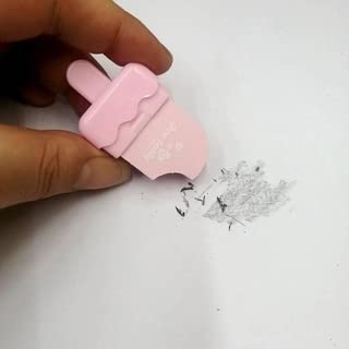 1 Pcs Creative Cute Jelly Popsicle Cartoon Eraser(Random Colour)